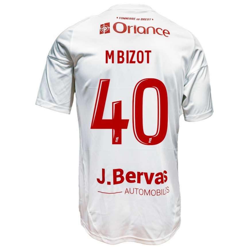 Women Football Marco Bizot #40 White Red Away Jersey 2024/25 T-Shirt Australia